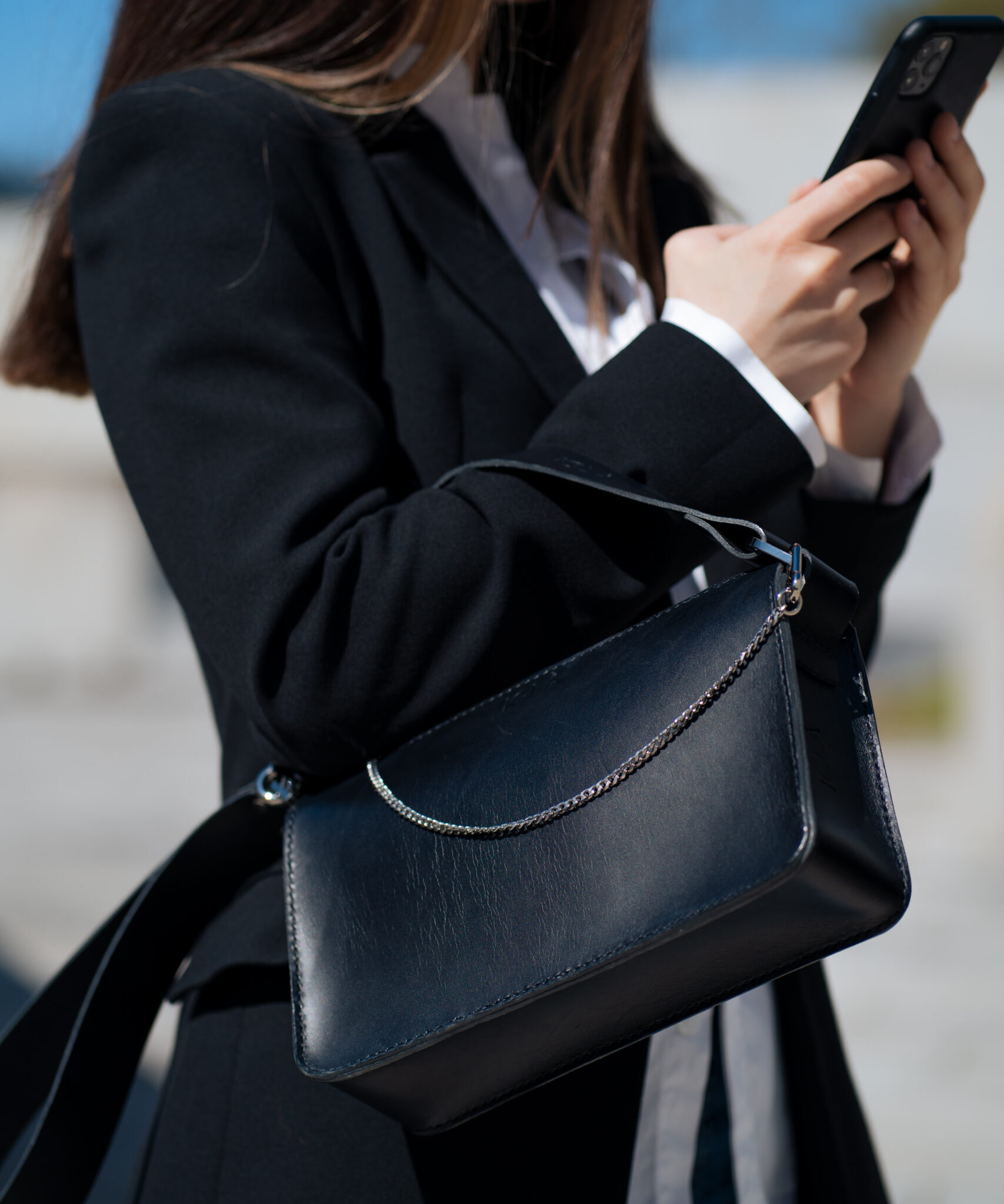 Book bag in black